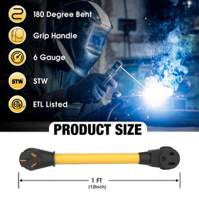 M1A2 ergonomic handle improves grip during long welding sessions