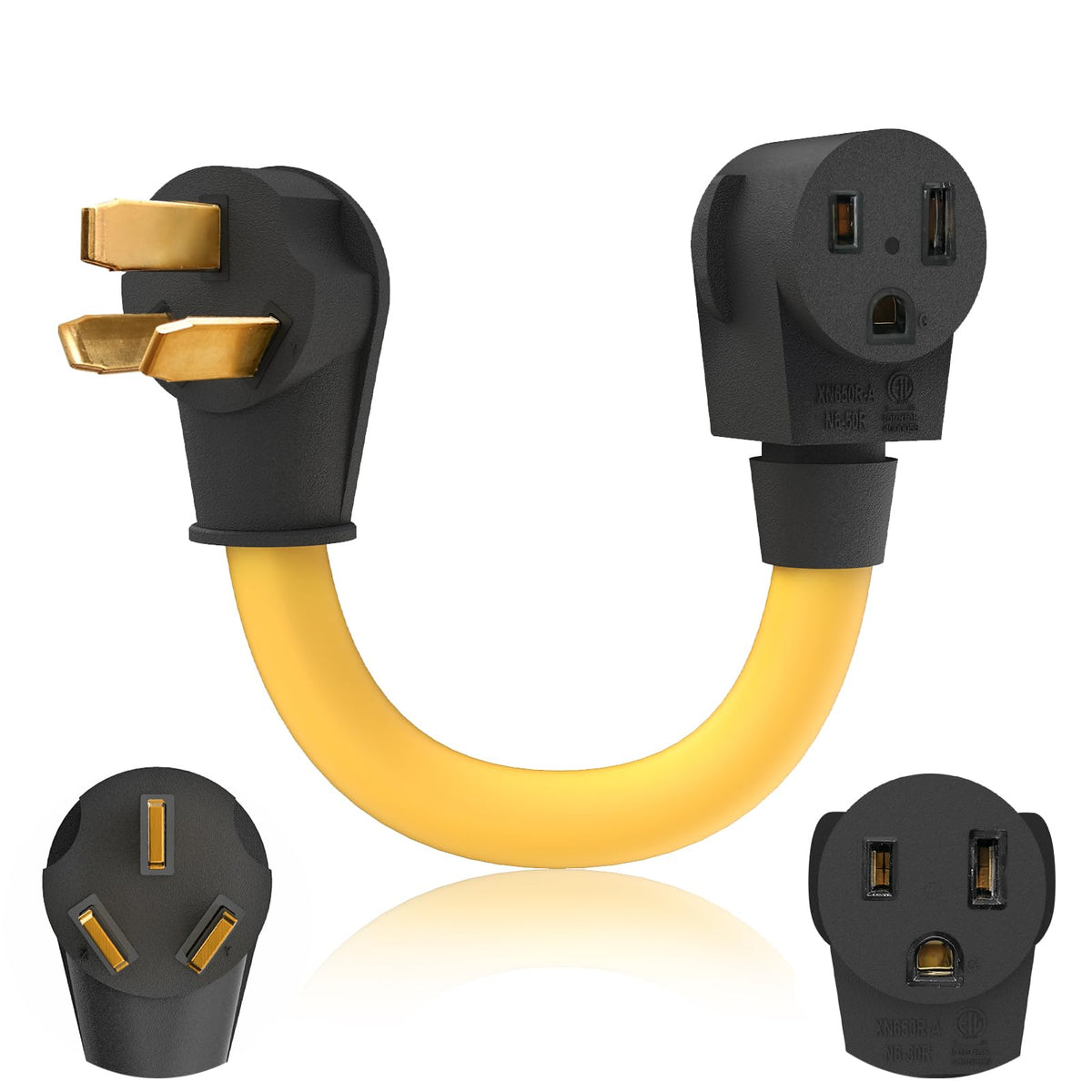 M1A2 NEMA 10-50P to 6-50R welding adapter cord ready for easy setup and reliability