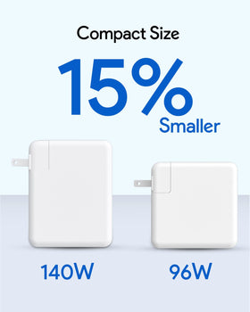 Mac Book Pro Charger connected to MacBook side port, protects port from stress