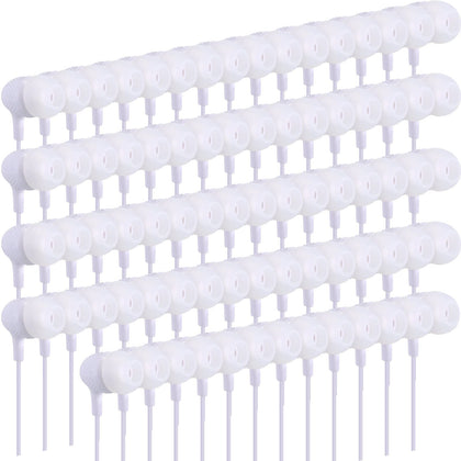 Macarrie earbuds 200-pack in white packaging for bulk office use.