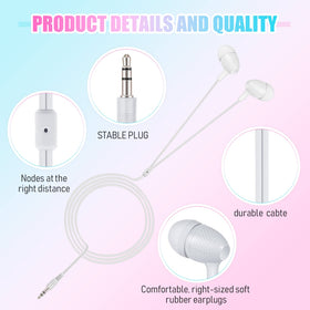 Macarrie in-ear design with noise isolation and soft silicone tips.