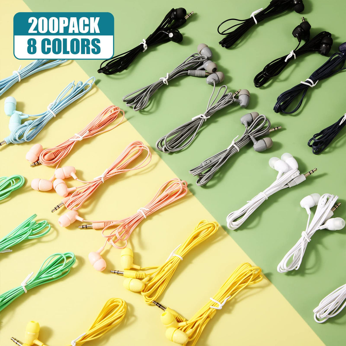 Macarrie earbuds come individually bagged for easy gifting.