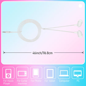 Macarrie earbuds suitable for libraries, offices, events, and gifts.
