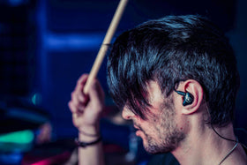 Mackie MP-220 dual-driver in-ear monitor with clear highs for live monitoring