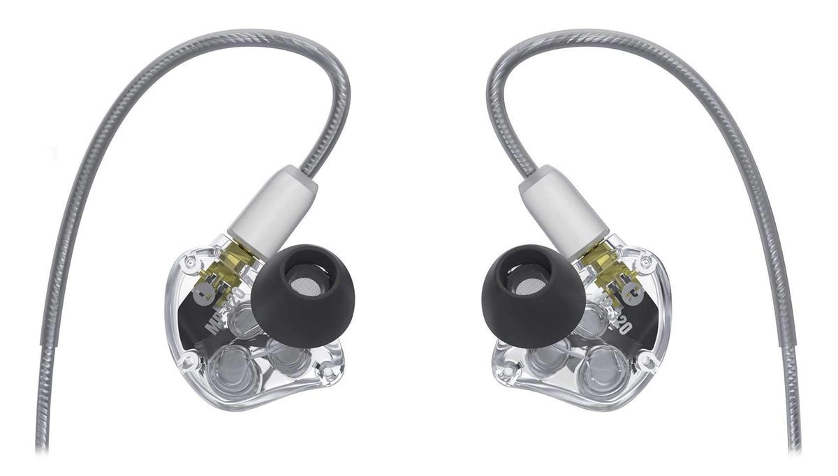 Mackie MP-320 ergonomic enclosure ensures comfortable wear and isolation.