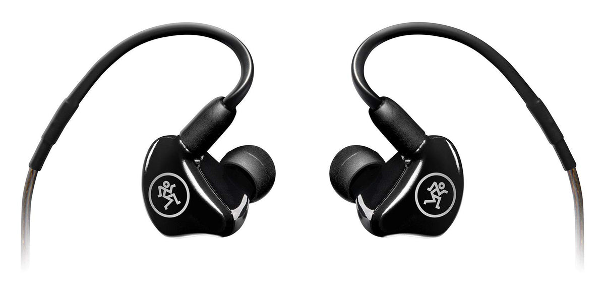 Mackie MP-460 Bluetooth adapter attached for wireless listening on the go