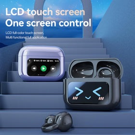 MAcnas open-ear clip earbud side profile highlighting secure clip fit and comfort