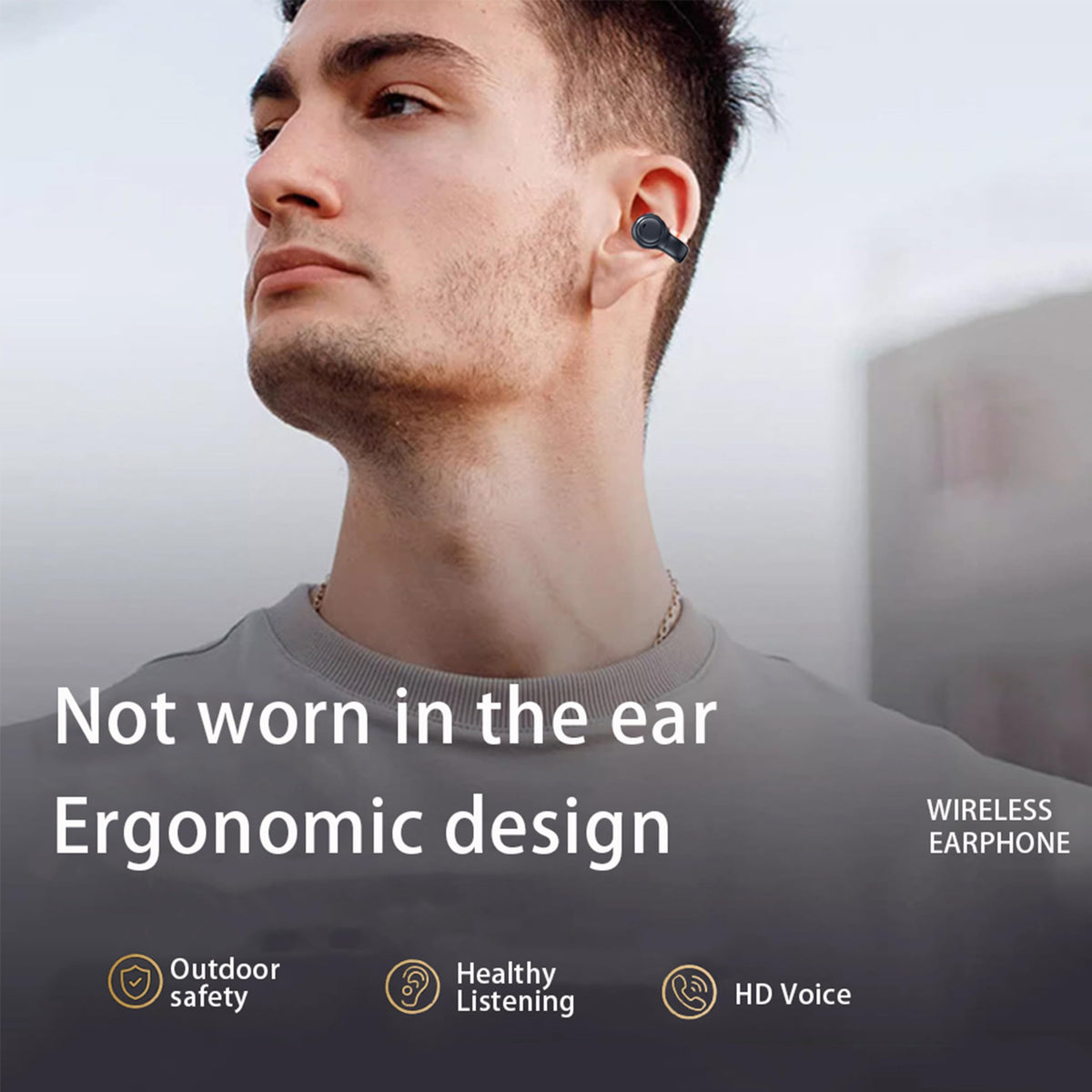 MAcnas charging case with LED display shows earbuds and case energy.