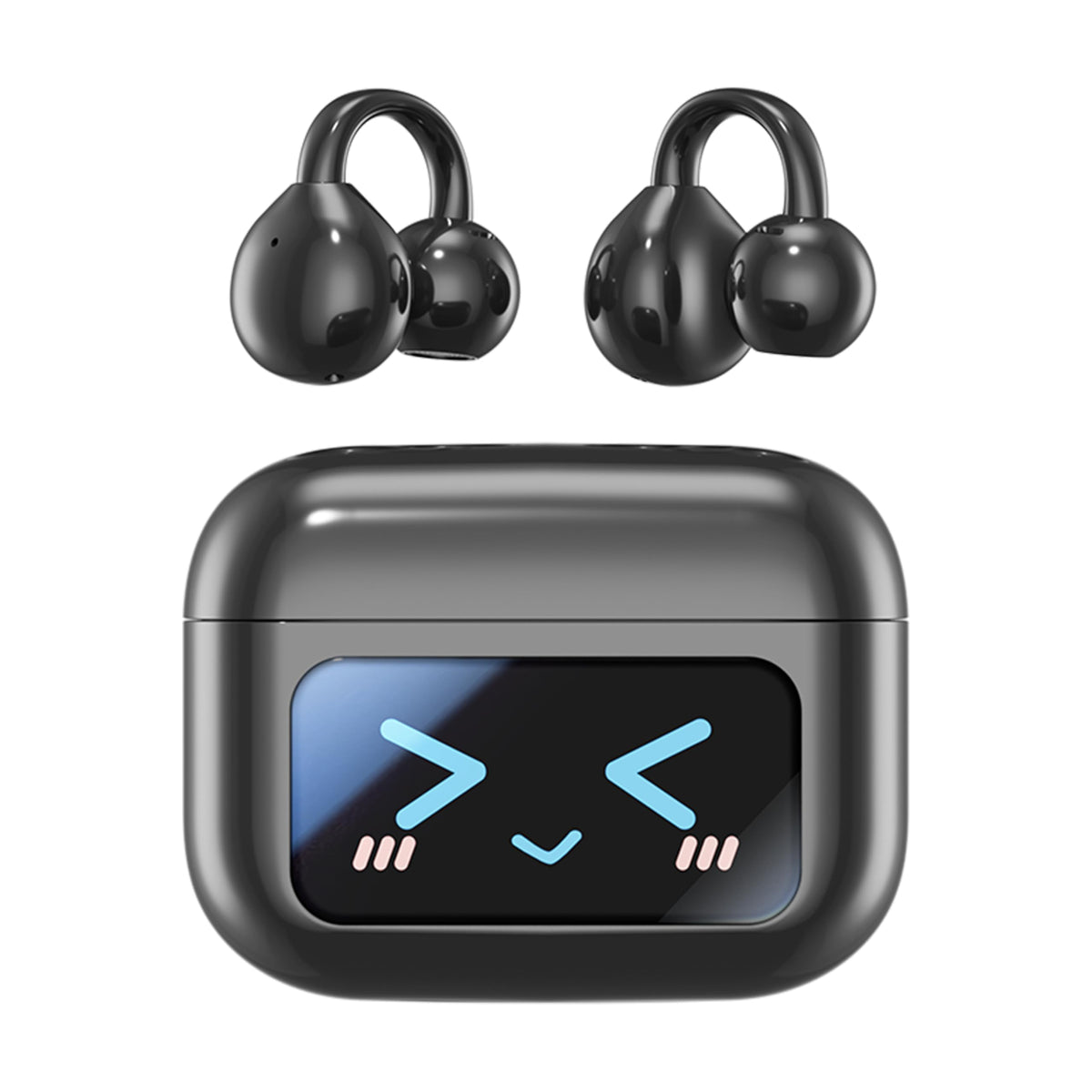 MAcnas earbuds worn by cyclist outdoors showing situational awareness benefit