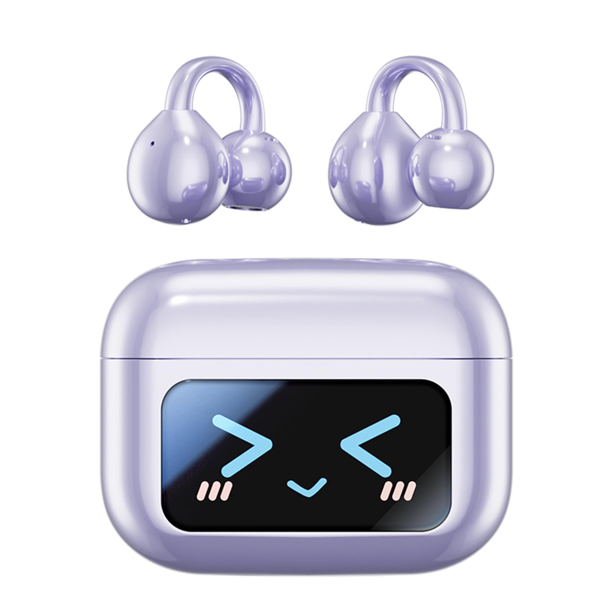 MAcnas earbud with water splash illustrating splash-resistance for active lifestyles