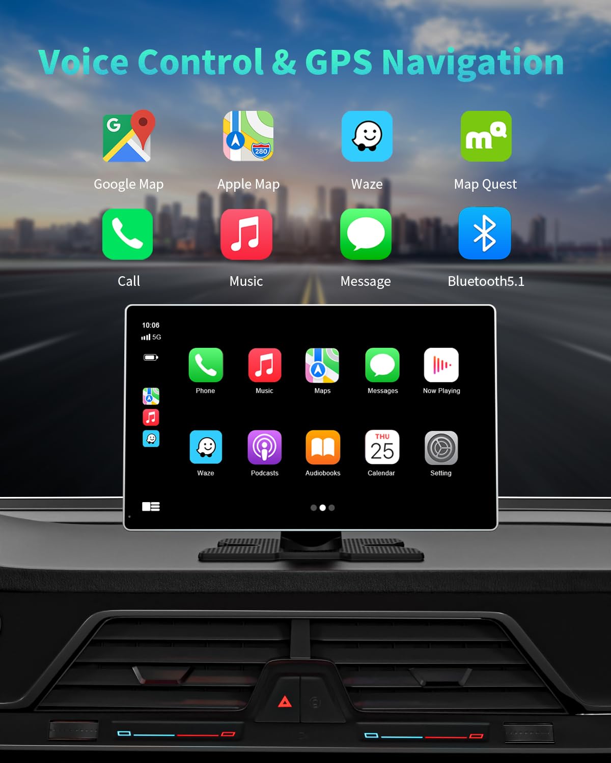 Madoec front dash cam 4K video—crisp road detail