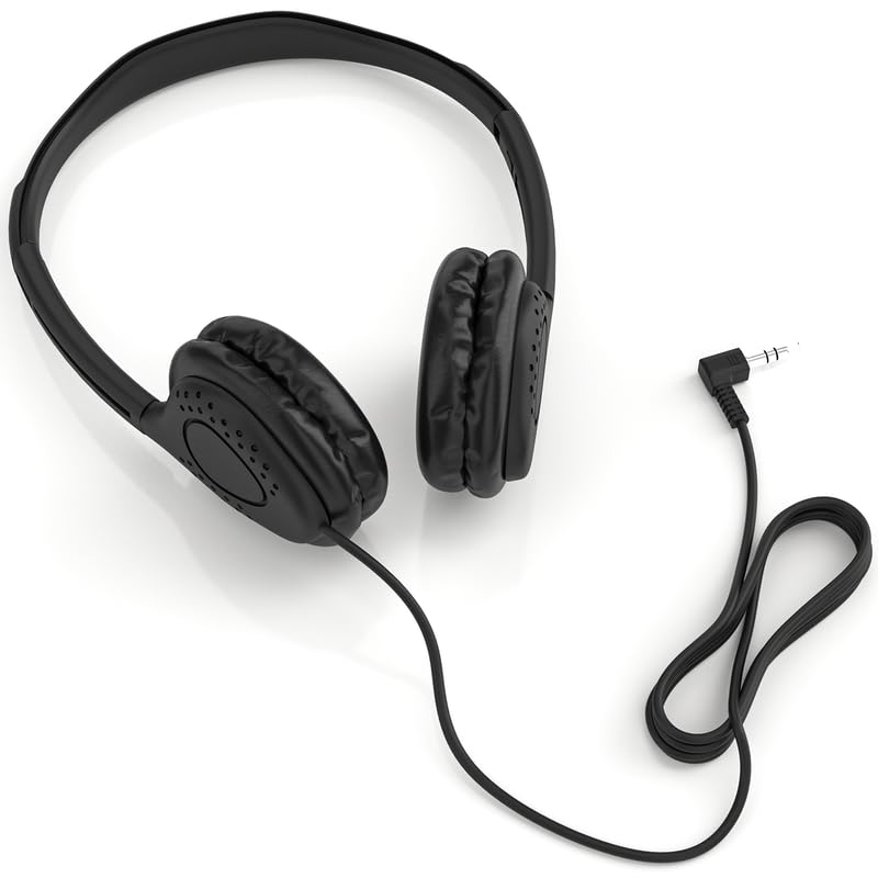 Maeline 90-degree swivel ear cup folded for compact storage benefit