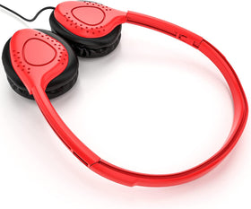Maeline gray on-ear headphones with soft cushions for focused study.