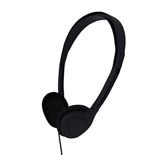 Maeline bulk on-ear headphones with 3.5mm plug compatible with many devices