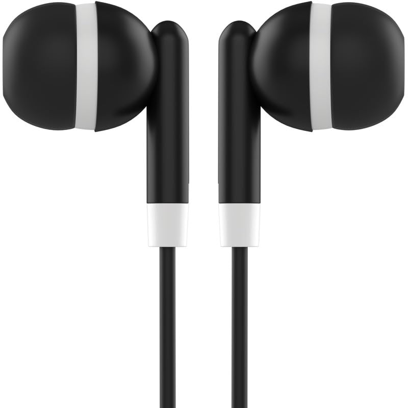 Maeline earbuds 4-foot cord offers flexible reach during lessons.