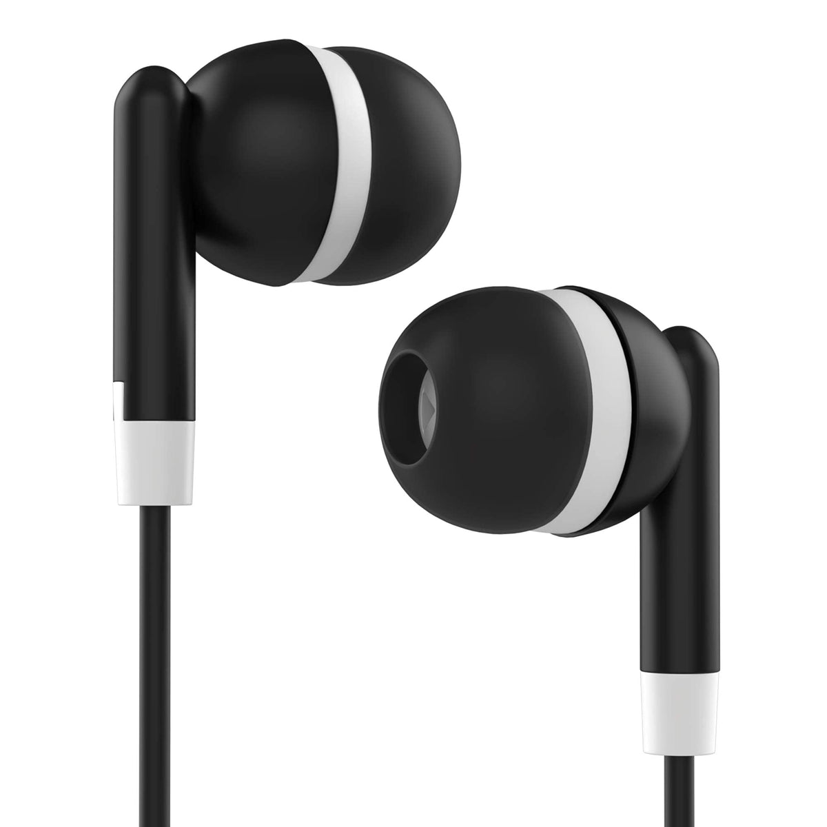 Maeline earbuds in clear packaging for quick stocking and display.