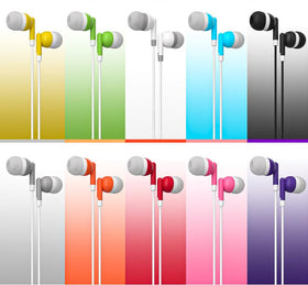 Maeline earbuds packaged-in individual blisters for easy classroom distribution.