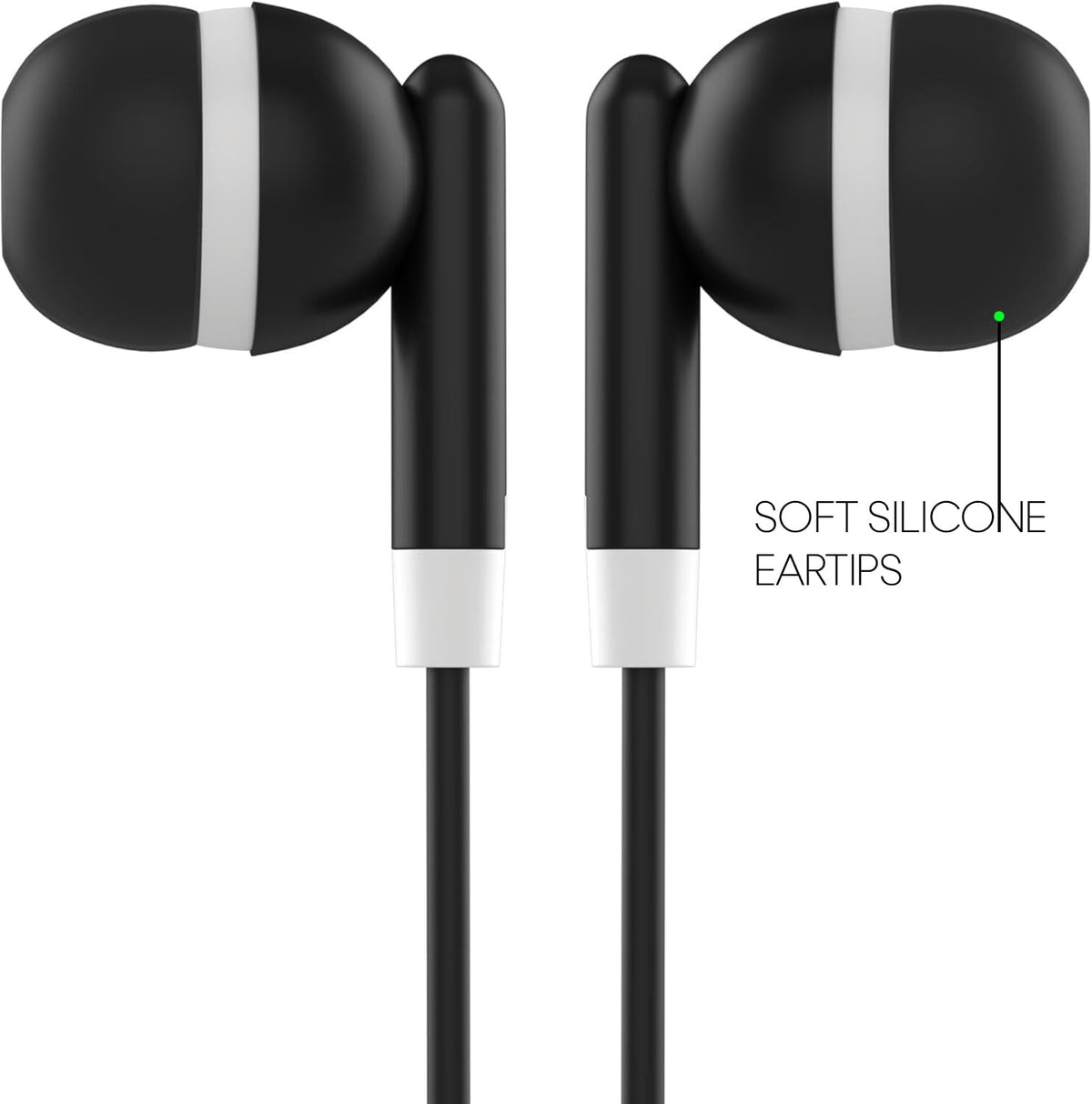 Maeline wired 3-5mm plug works with most devices.