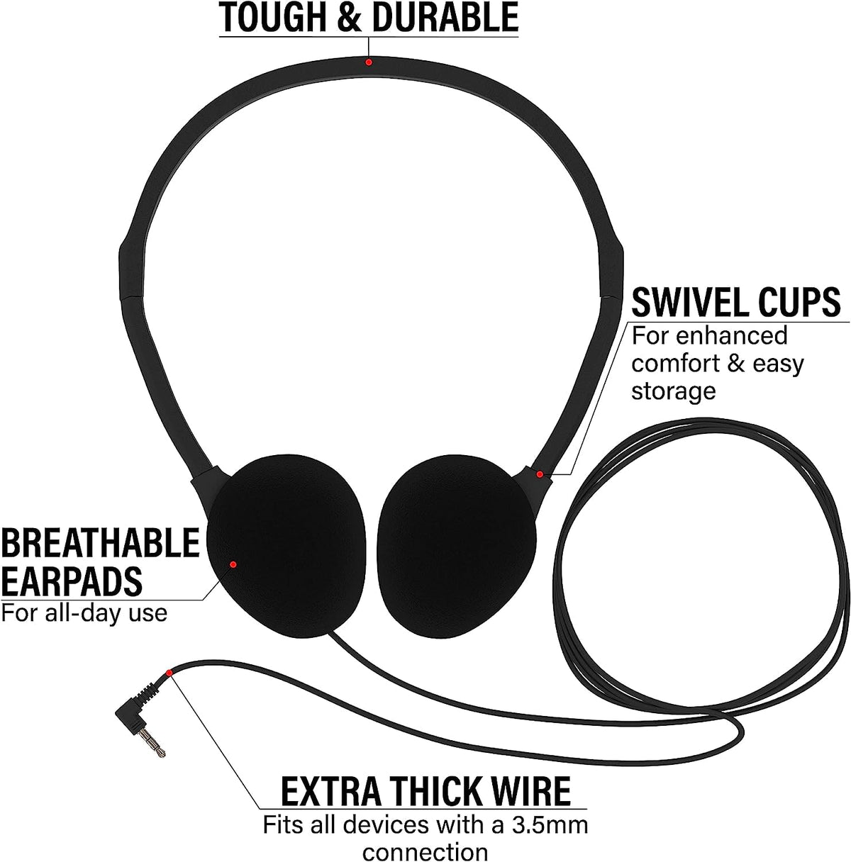 Maeline adjustable headband demonstrates quick fit for different head shapes