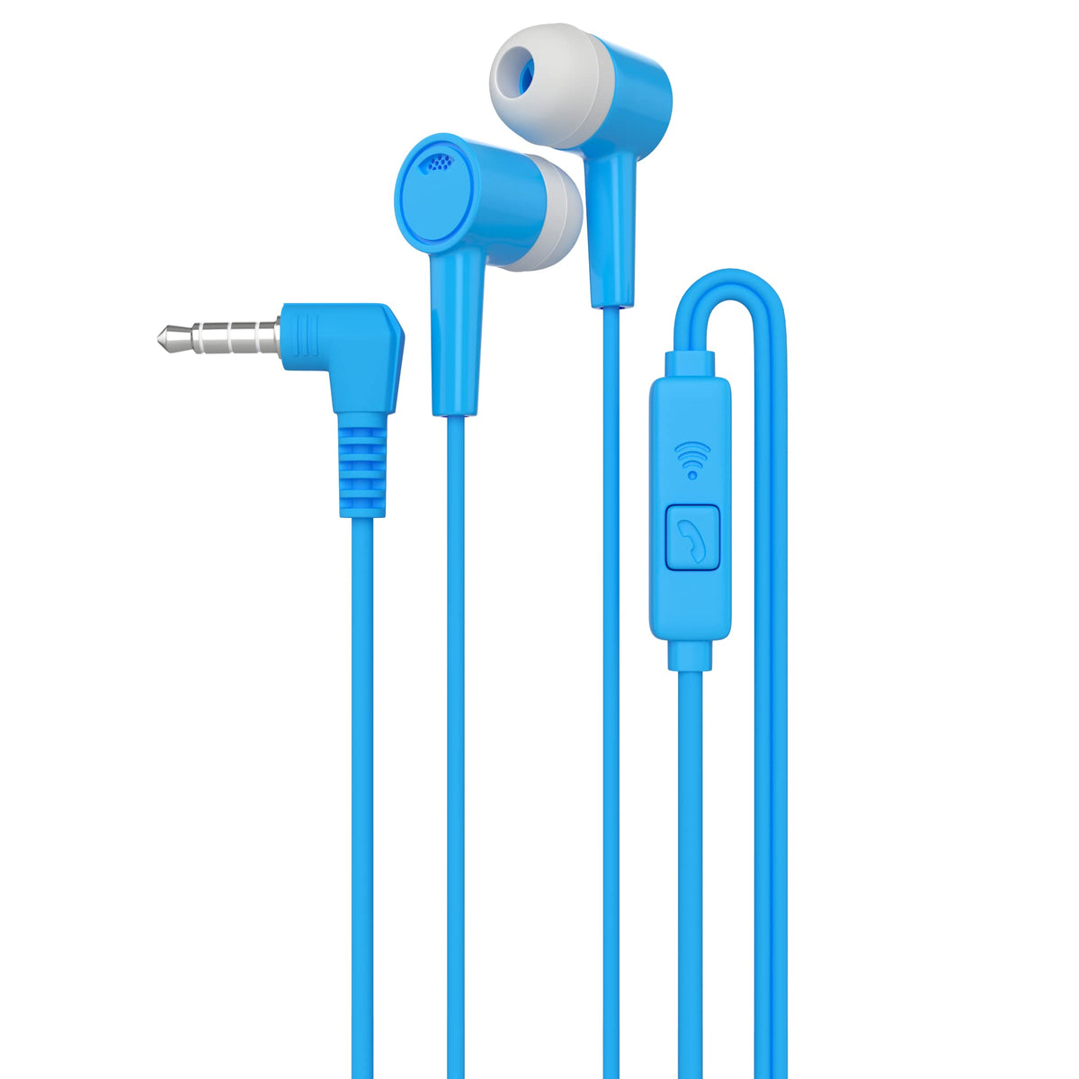 Maeline wired earbuds anti-winding cable helps tidy storage and lasting use