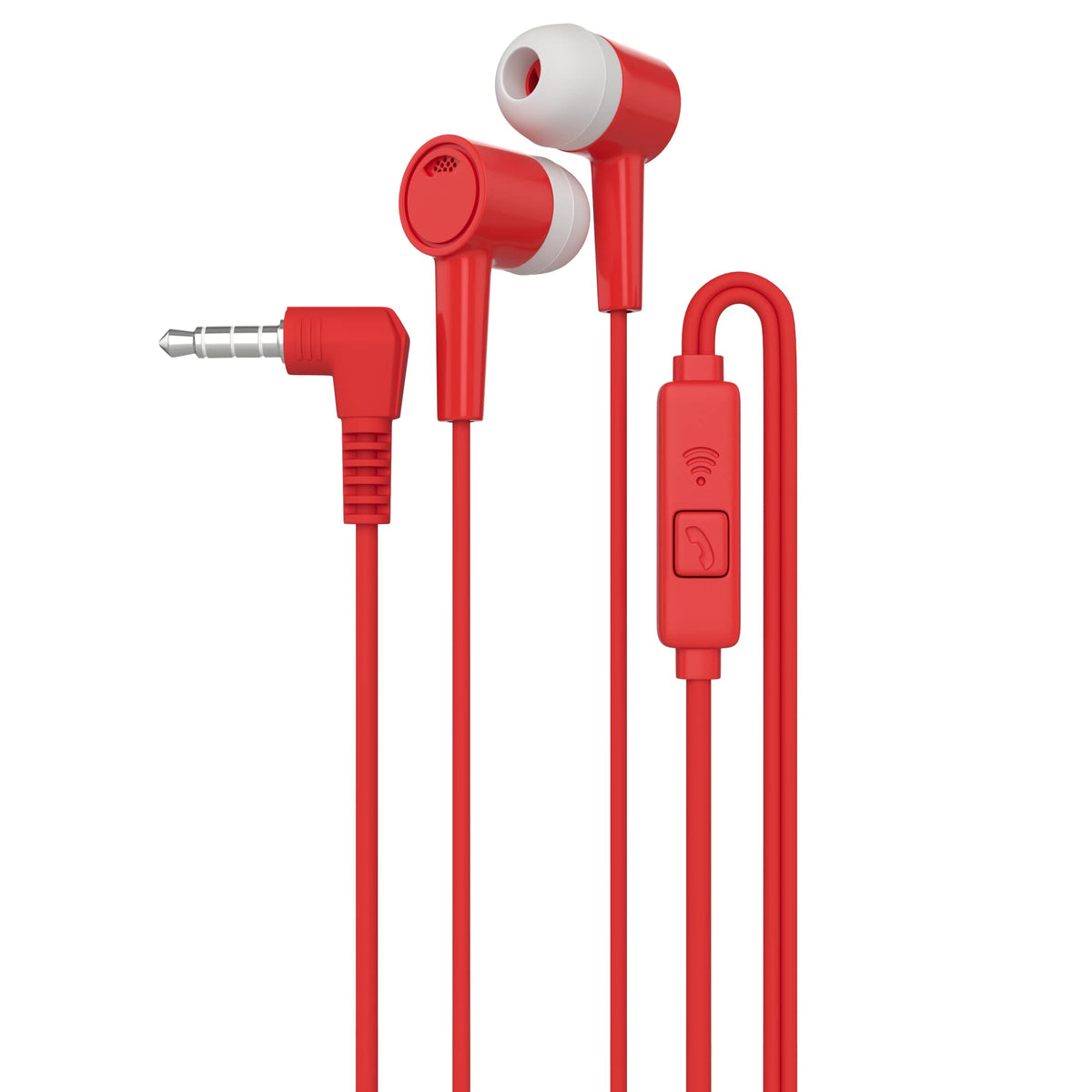 Maeline wired earbuds with built-in microphone support hands-free calls clearly