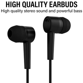 Maeline wired earbuds ten-color set delivers stylish comfort during commutes