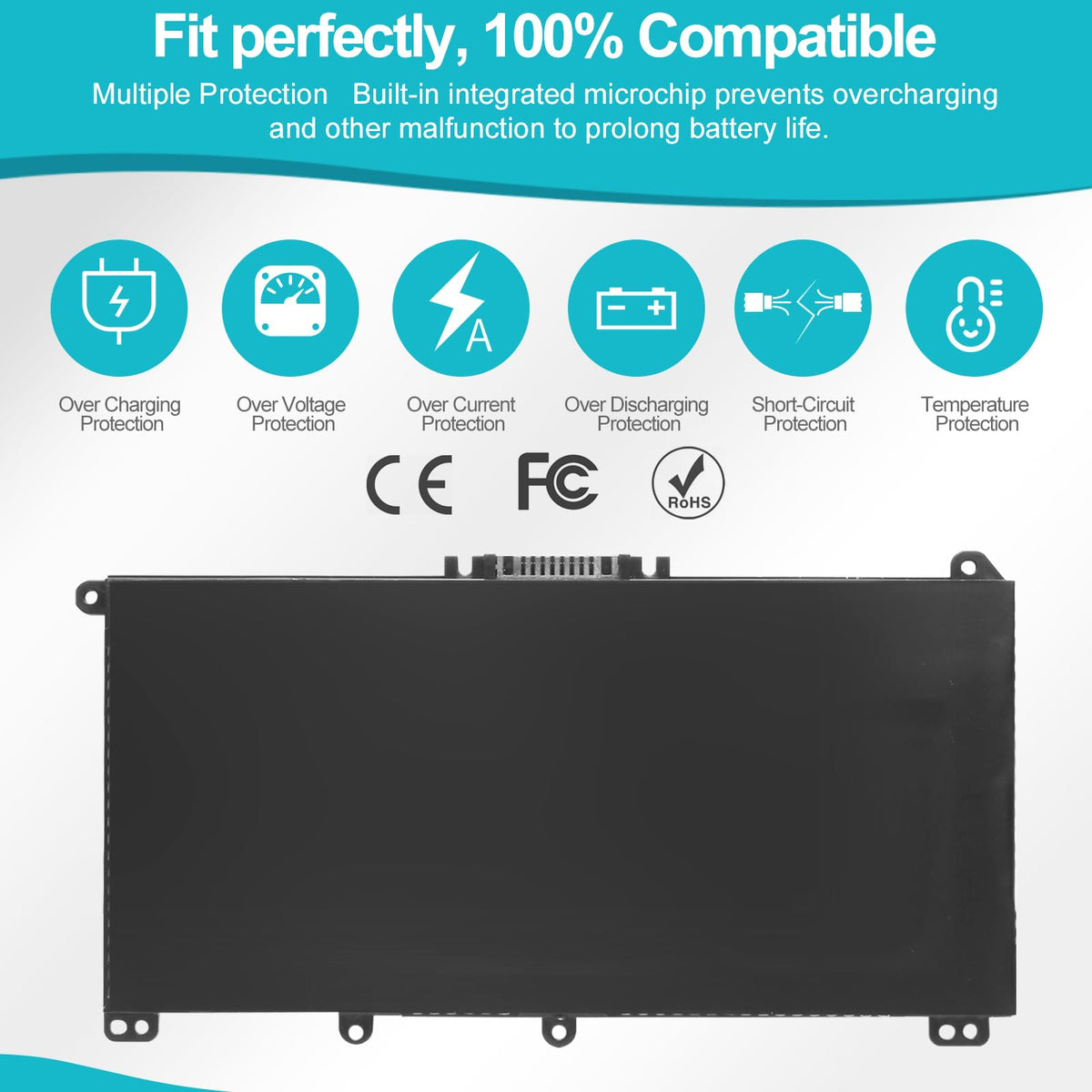 HT03XL battery features built-in protection for safer daily use.