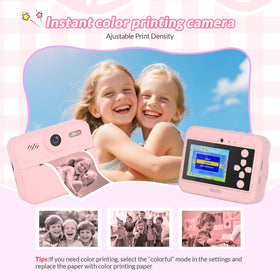 Mafiti Kids Camera rear view highlights the 2-inch IPS screen for easy viewing.