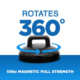Mag Daddy Magnetic Cable Tie Mount small-pack packaging, highlights 10-pack convenience.
