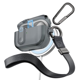 Mageasy Odyssey AirPods Pro 2 case with lock for secure lid during travel