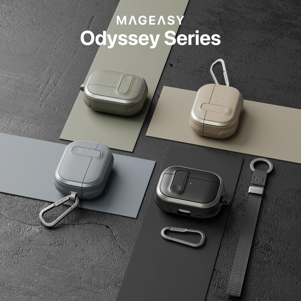 Mageasy Odyssey AirPods Pro 2 case precise cutouts keep charging port accessible