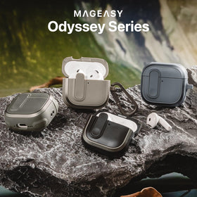 Mageasy Odyssey AirPods 4 Case TPU bumper for impact absorption