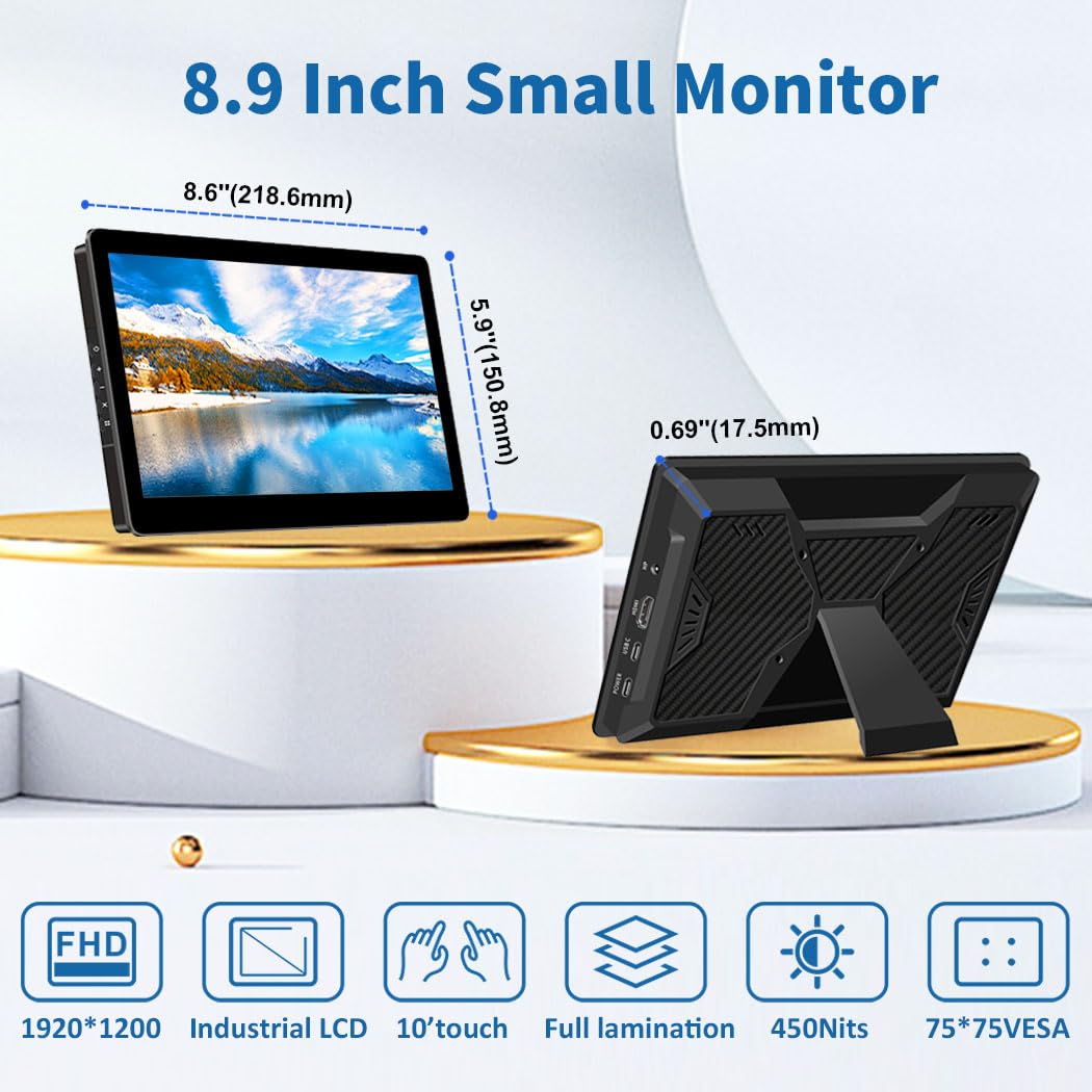 Magedok 10-point touchscreen for precise, responsive input.
