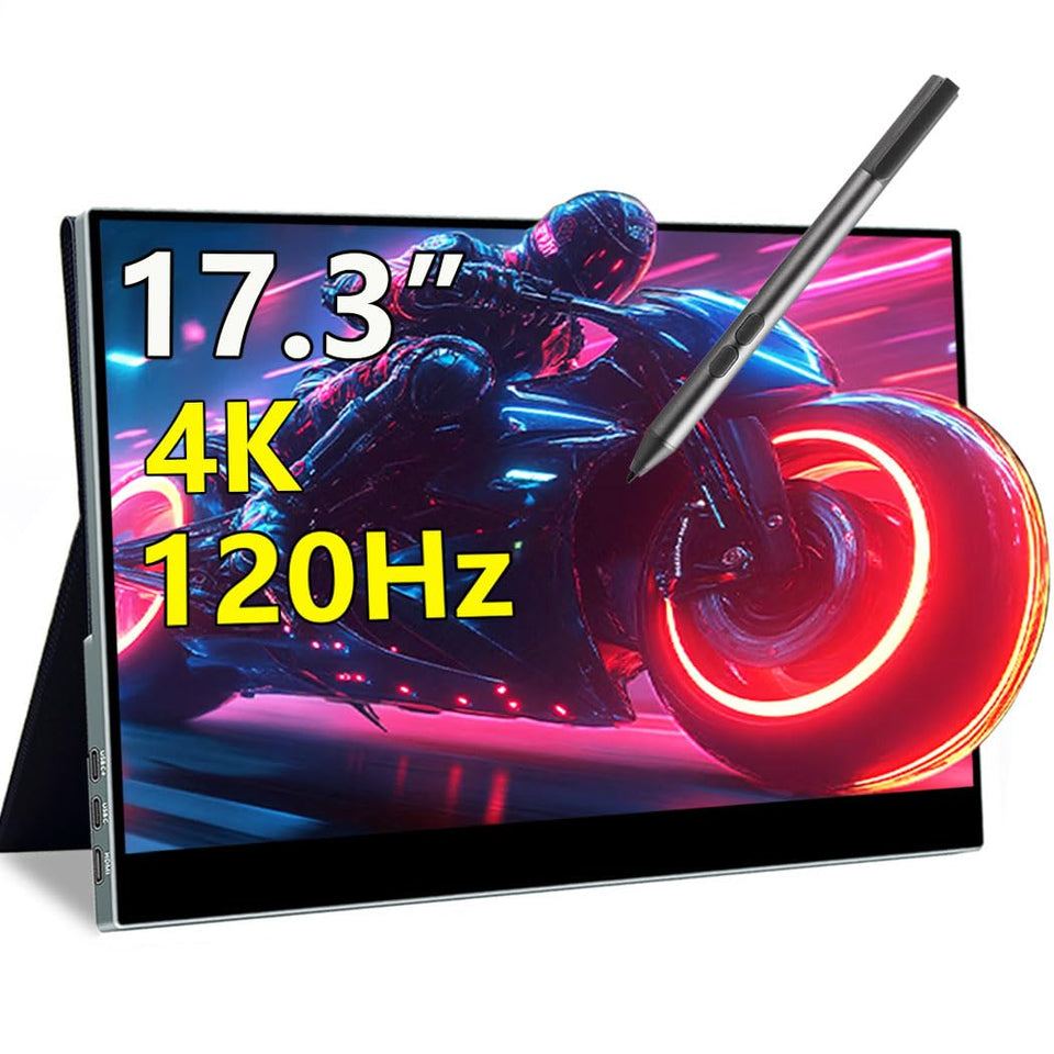 Magedok 4K portable monitor front view showing vibrant colors for work and play.