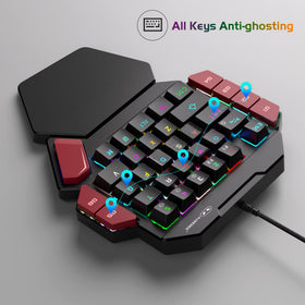 MageGee close-up of keycap texture highlighting tactile feedback