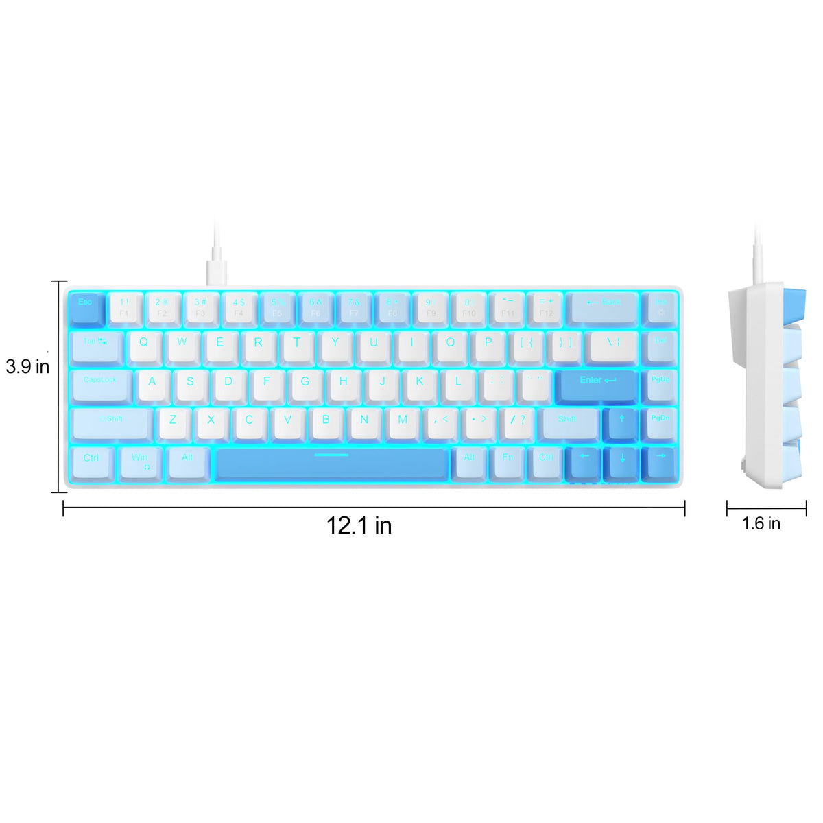 MageGee on a tidy desk lifestyle setting showing stylish gaming workspace