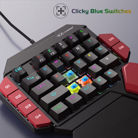 MageGee RGB backlight display showcasing customizable lighting