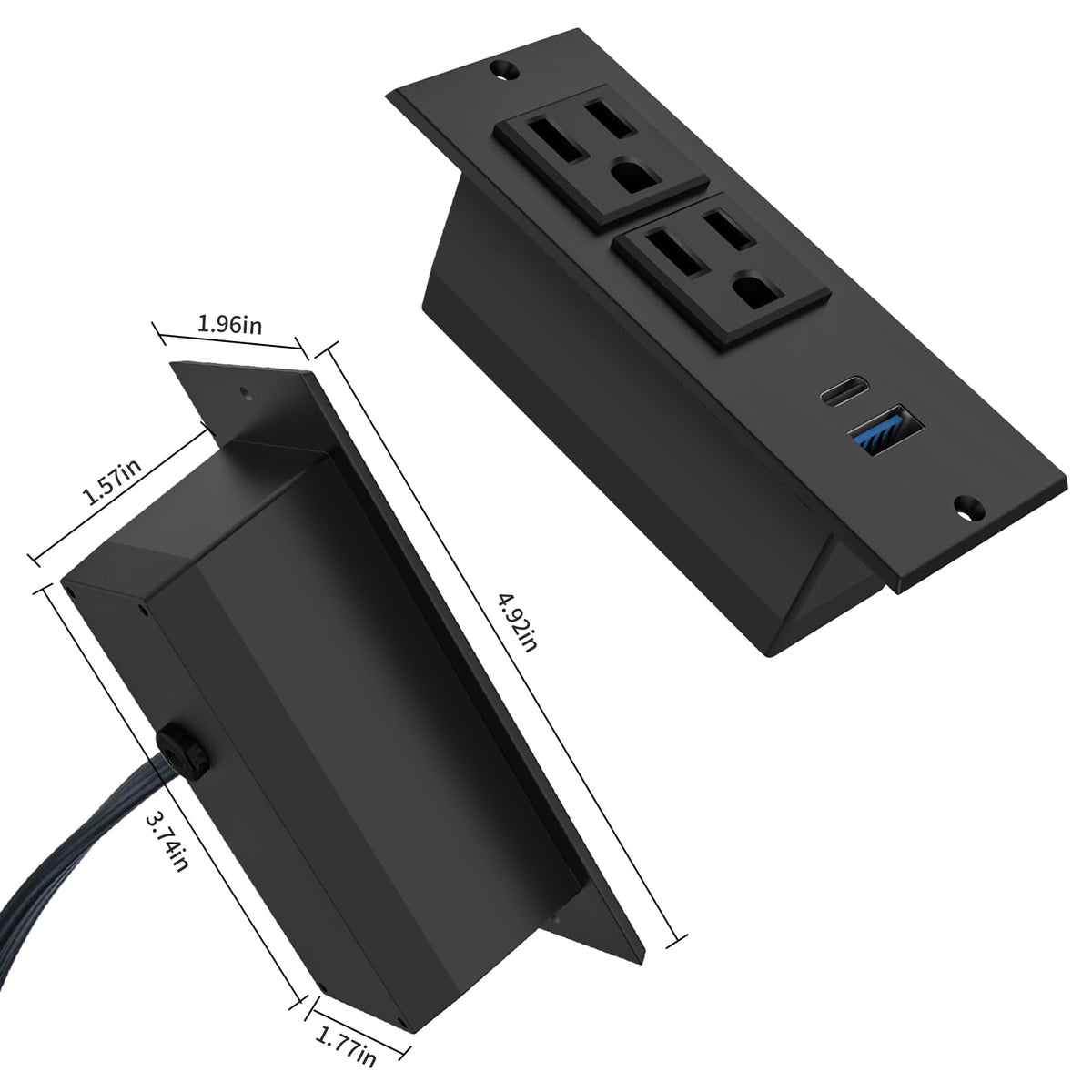 Maggie USB-A port close-up highlights versatile connections for accessories