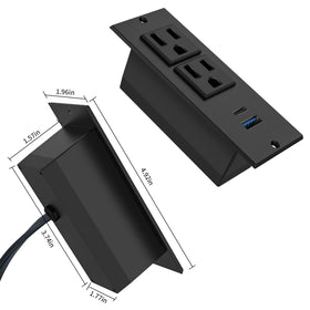 Maggie USB-A port close-up highlights versatile connections for accessories