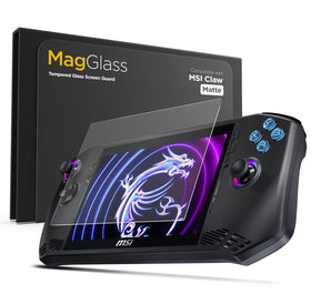 magglass front packaging showing retail box and protector benefits