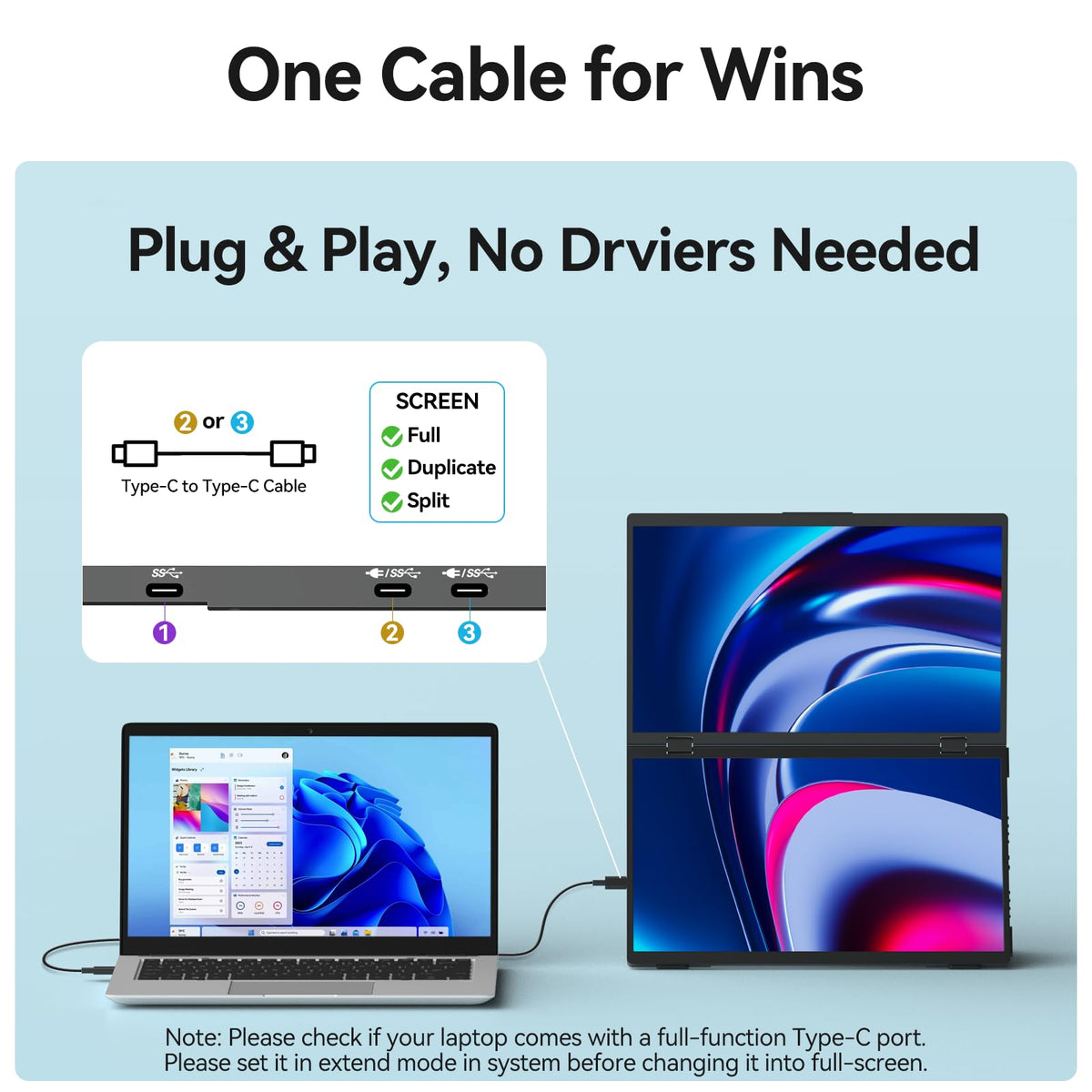 MAGICRAVEN 1080p FHD IPS panels deliver crisp visuals with vibrant colors.