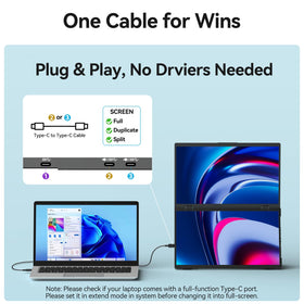 MAGICRAVEN 1080p FHD IPS panels deliver crisp visuals with vibrant colors.