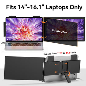 MagicRaven attachable second screen with 270-degree rotation for flexible viewing angles.