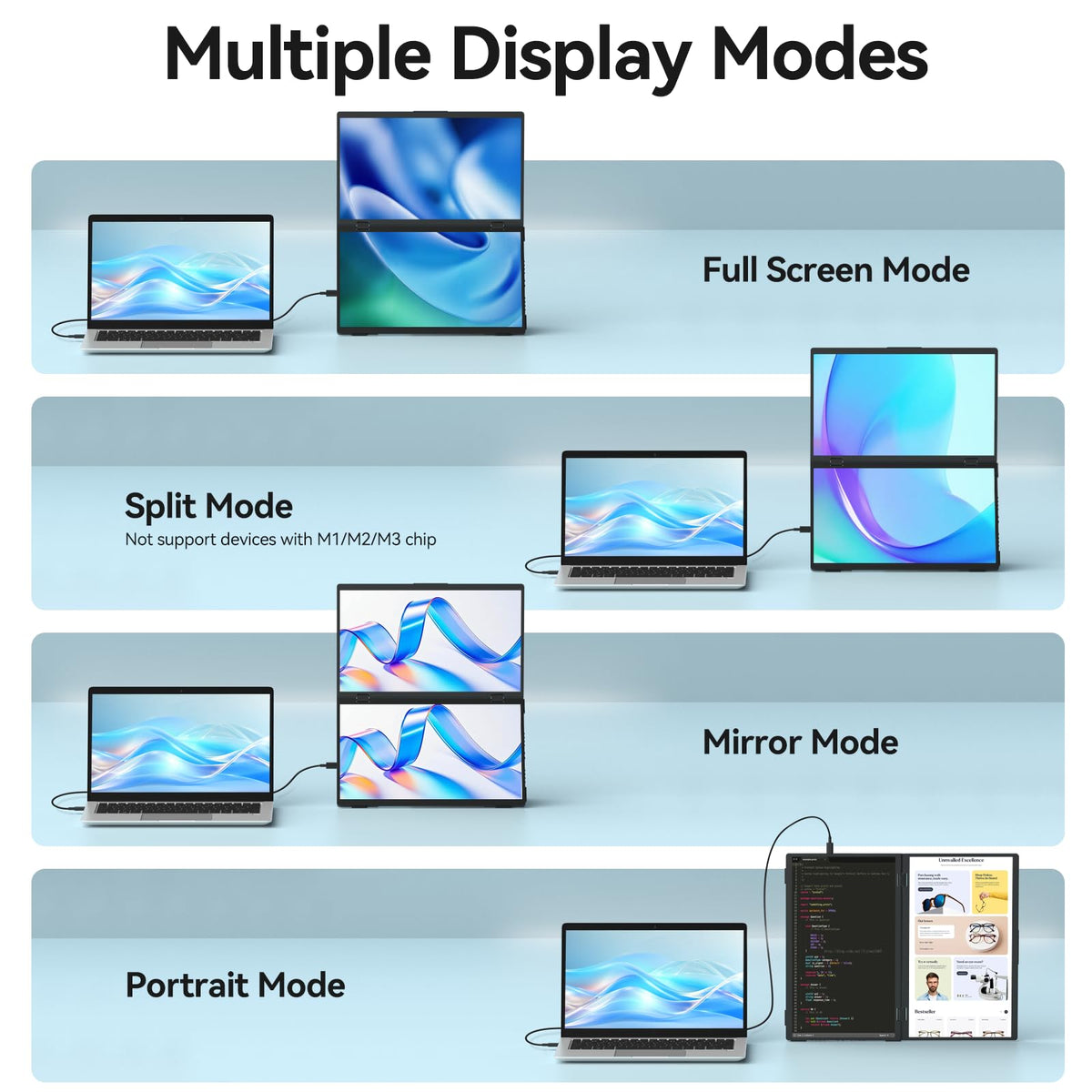 MAGICRAVEN triple-screen workstation expands workspace for multitasking and collaboration.