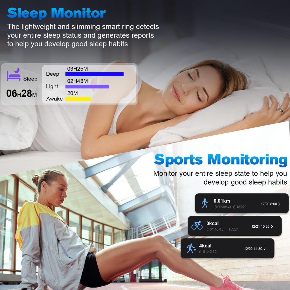 MagLoop app screen showing heart rate graphs, quick insight benefit