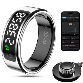 MagLoop front view showing silver ring and packaging, stylish daily wear benefit