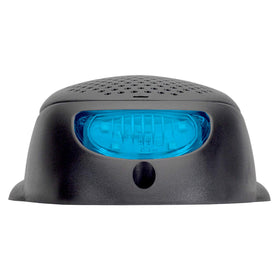 Magnadyne 3-inch surface-mount speaker showing white LED lighting for RV interiors.