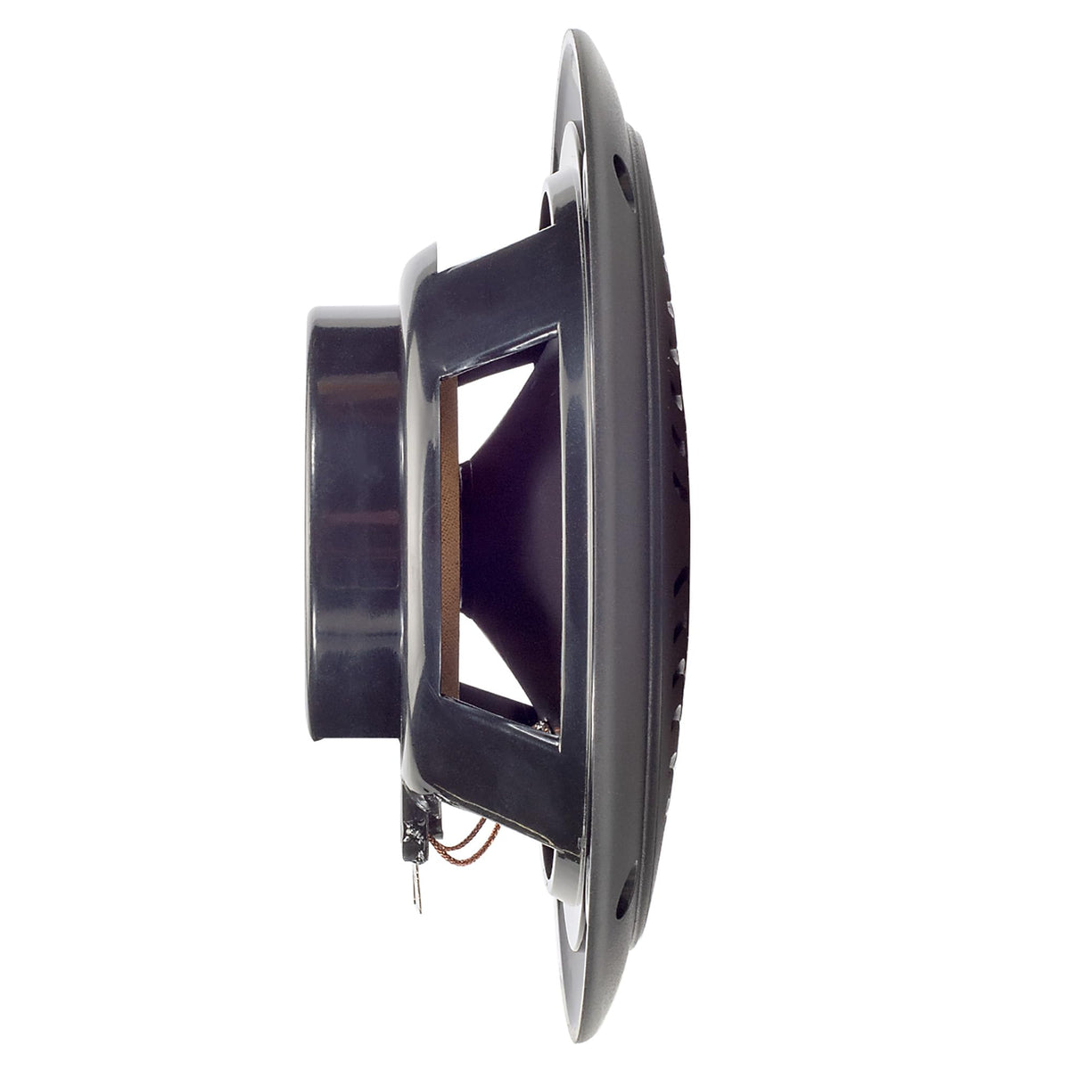 Magnadyne installed on boat gunwale demonstrating marine compatibility and clear audio
