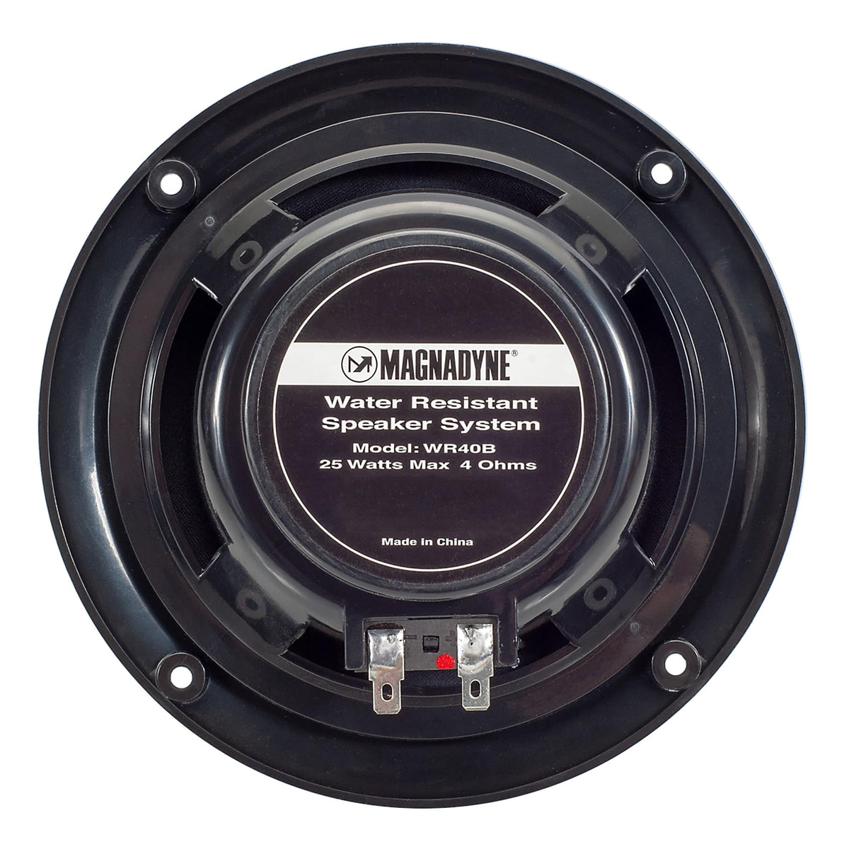 Magnadyne side profile emphasizing compact depth and easy mounting for tight spaces