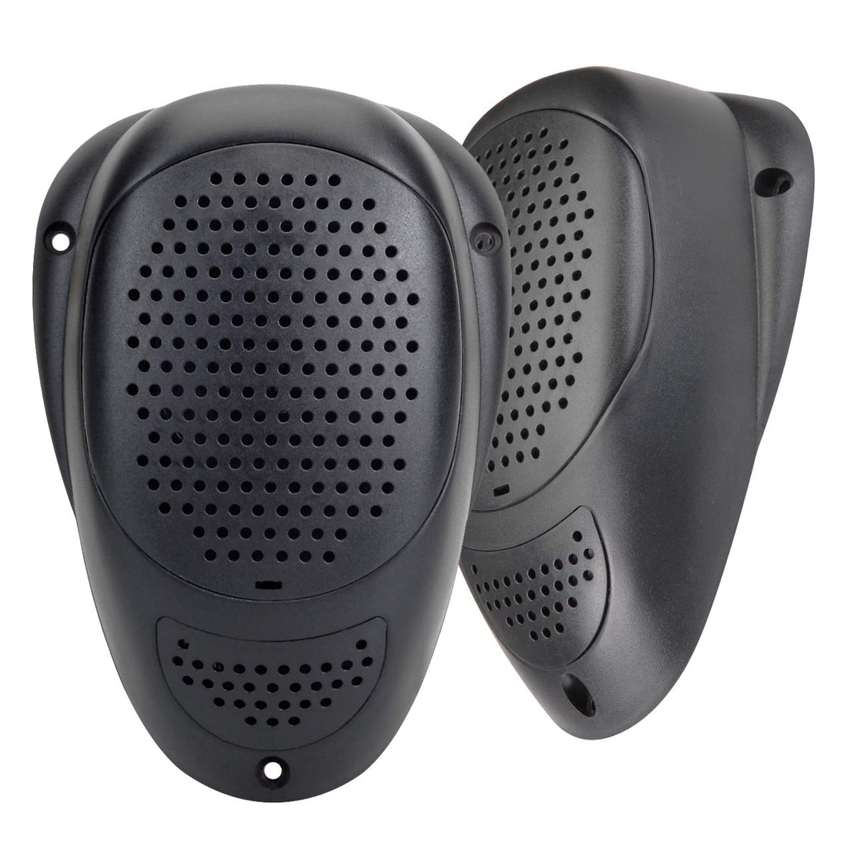 Magnadyne water-resistant 3-inch satellite speaker for marine use delivers durable outdoor sound.